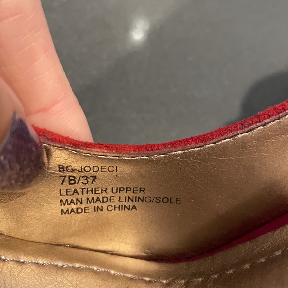 BCBGeneration Red & Pink Heels - Picture 8 of 8